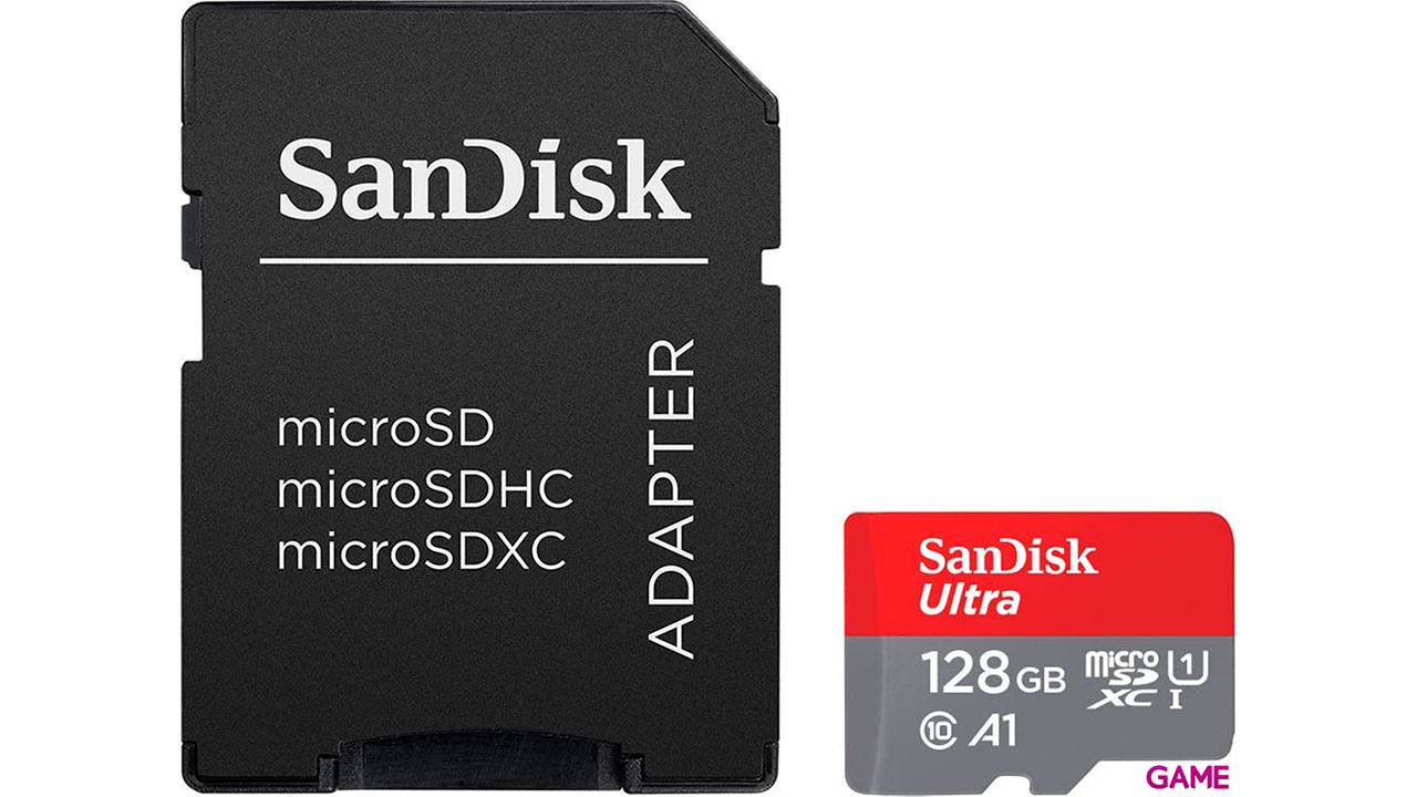 SanDisk Ultra 128GB SDXC Mem Card 100MB memoria flash UHS-I Clase 10-2