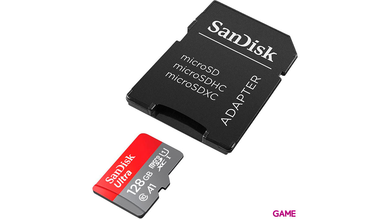 SanDisk Ultra 128GB SDXC Mem Card 100MB memoria flash UHS-I Clase 10-3