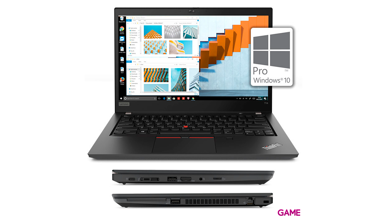 Lenovo T14S Ryzen 7 - 16GB - 512GB SSD - W10 - Ordenador Portátil-1