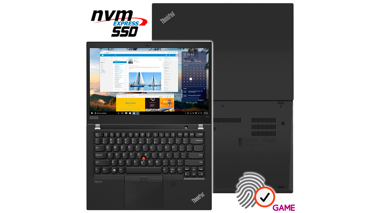 Lenovo T14S Ryzen 7 - 16GB - 512GB SSD - W10 - Ordenador Portátil-2