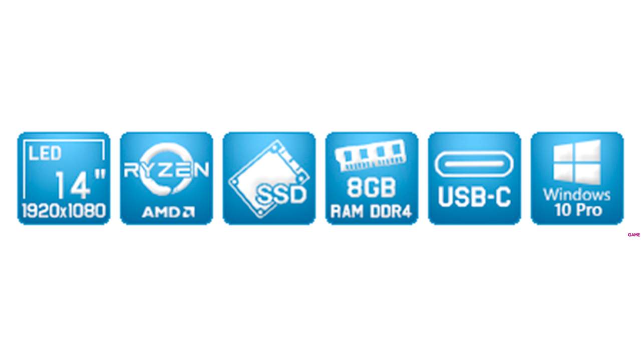 Lenovo T14S Ryzen 7 - 16GB - 512GB SSD - W10 - Ordenador Portátil-7