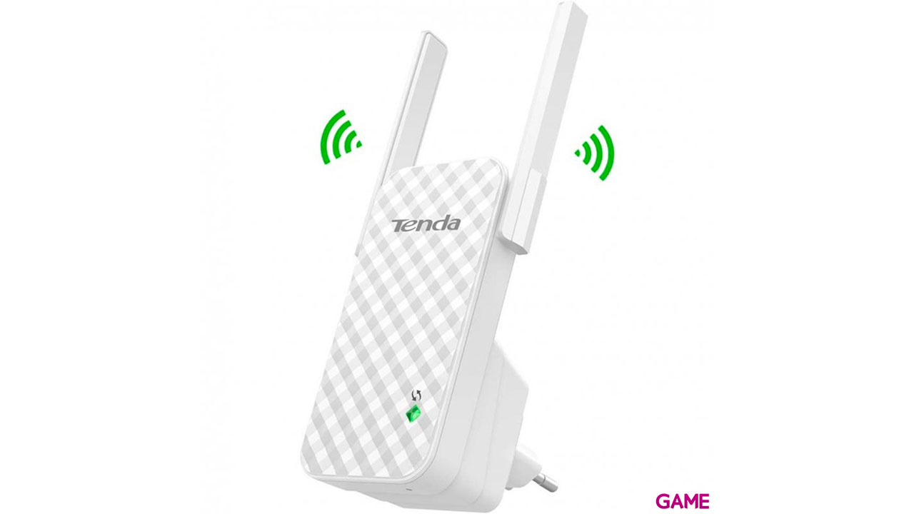 Tenda A9 300Mbps - 2 Antenas Externas 3dBi - WPS - Extensor Red-1