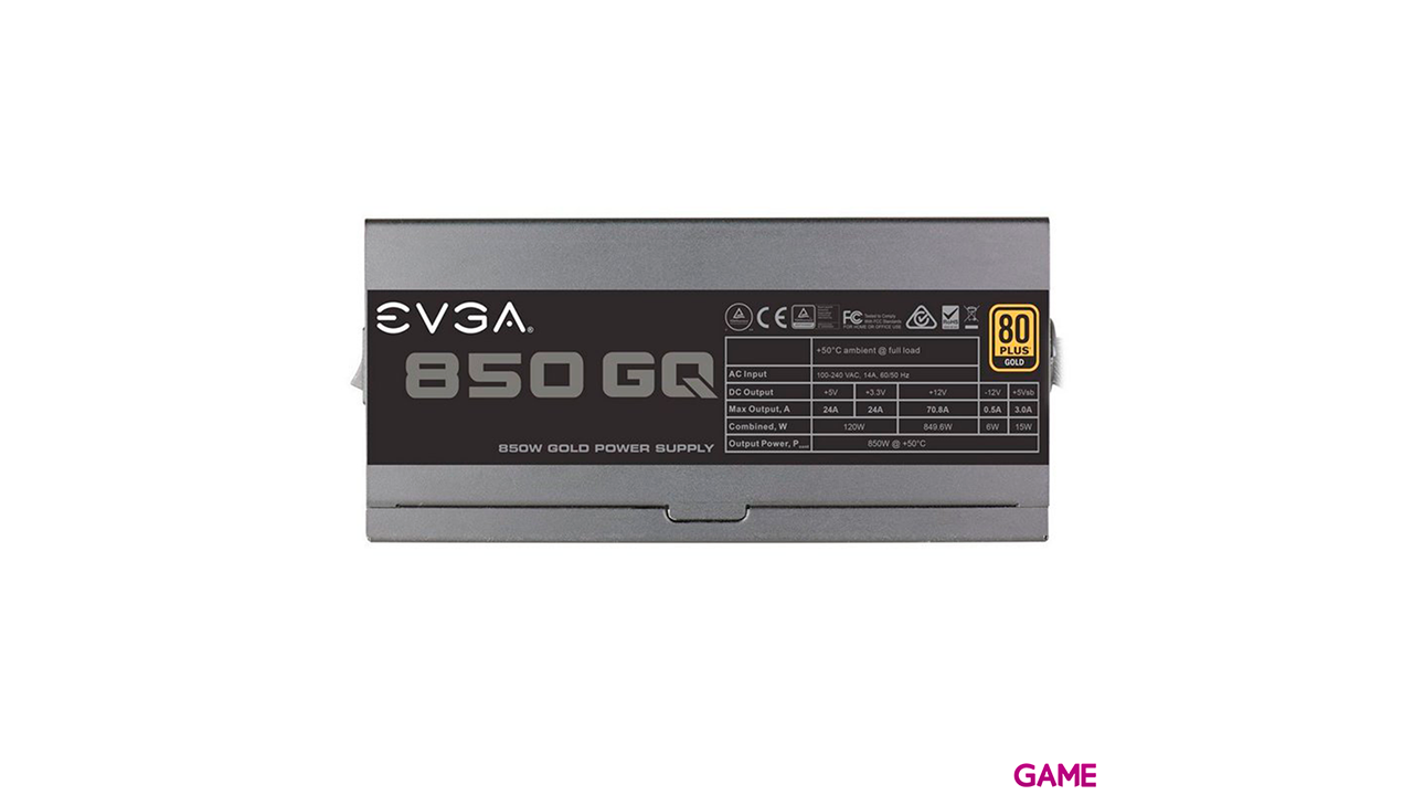EVGA 850 GQ 80+ GOLD 850W Modular - Fuente Alimentacion-2