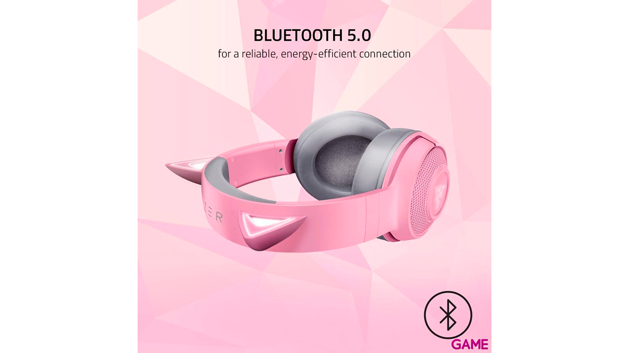 Razer Kraken Bluetooth Kitty Rosa - Auriculares Gaming-1