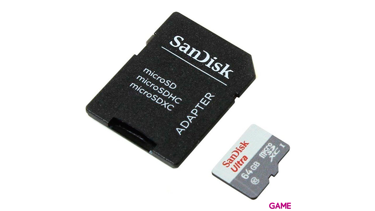 SanDisk 64GB Ultra microSDXC Clase 10 - Tarjeta Memoria-0
