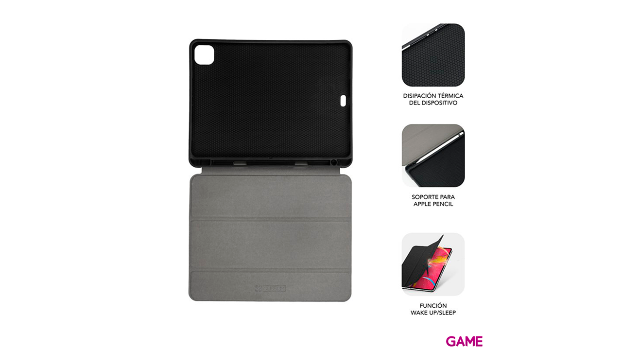SUBBLIM Funda Tablet Shock Case iPad Pro 11” 2020 Black-3
