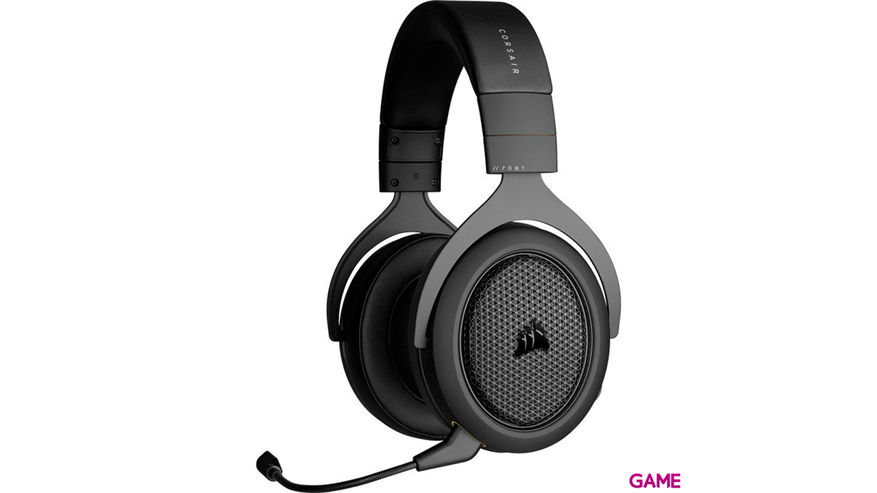 Corsair HS70 - Cable 3,5 mm PC-PS4-PS5-SWITCH-XBOX - Bluetooth PC-ANDROID-IOS - USB Tipo C - Negro - Auriculares-0