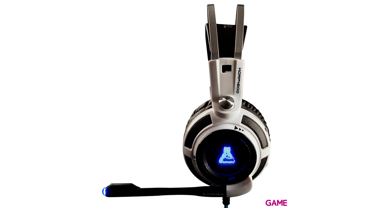 The G-Lab KORP 200 -Negro-Gris -3,5 mm- Auriculares Gaming-2