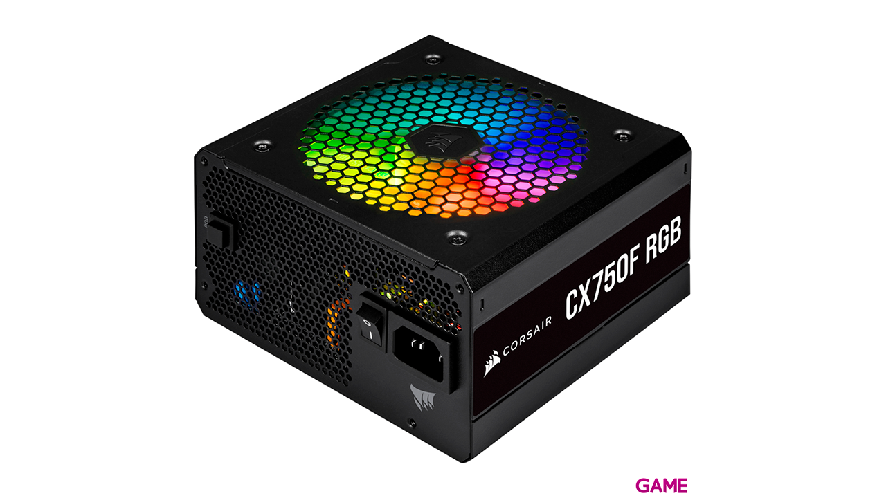 Corsair CX750F 750W - RGB - 20-pin ATX Negro - Fuente Alimentacion-2