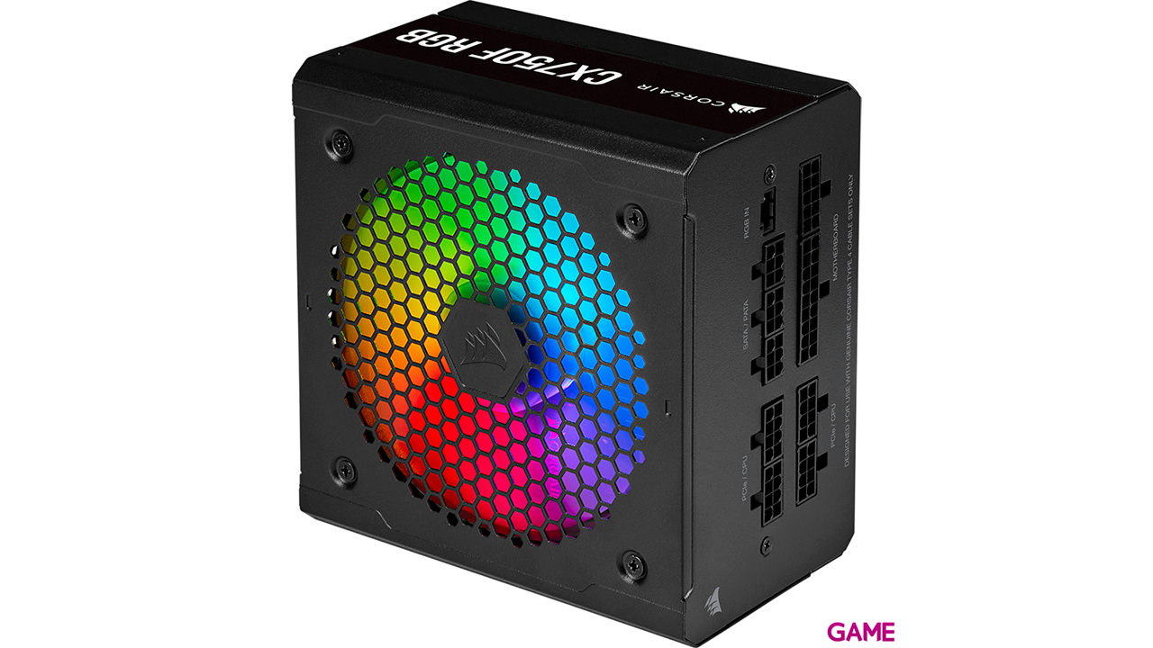 Corsair CX750F 750W - RGB - 20-pin ATX Negro - Fuente Alimentacion-4