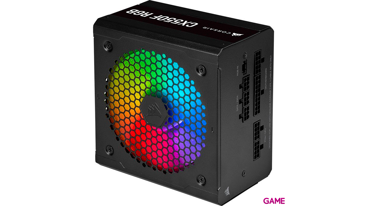 Corsair CX550F RGB 550W - RGB - 24-pin ATX Negro - Fuente Alimentacion-3