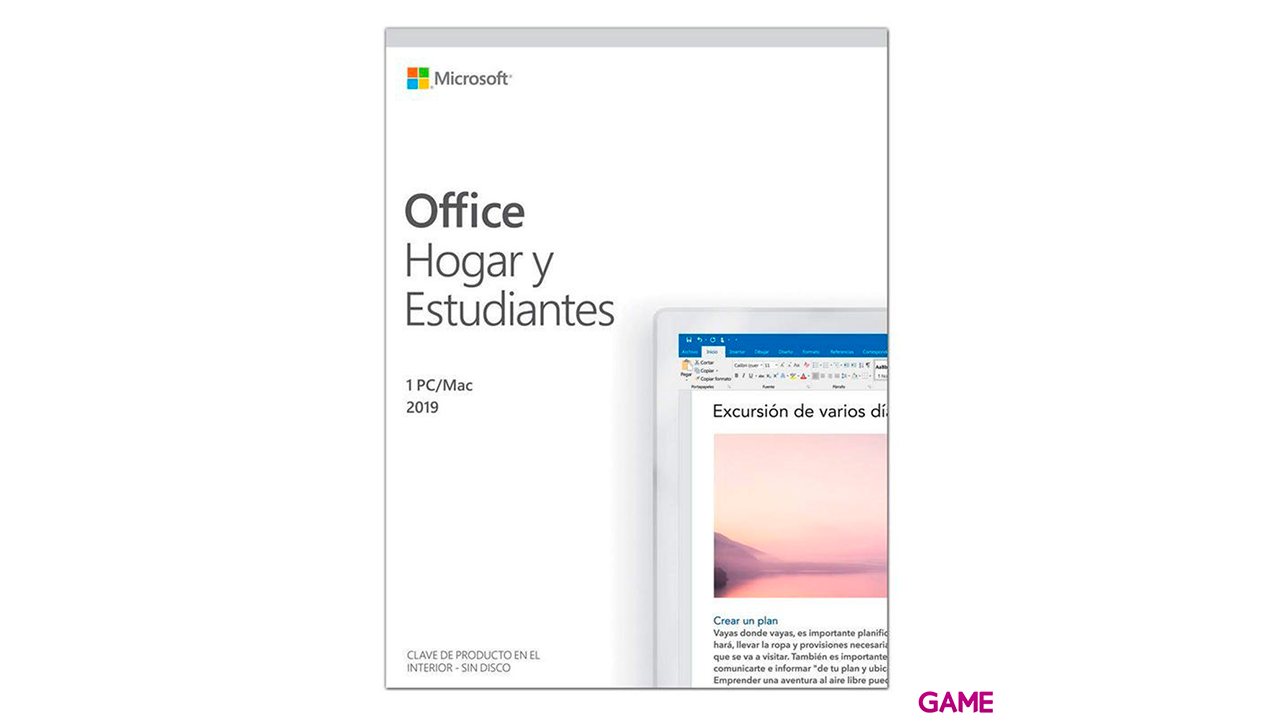 Microsoft Office Home & Student 2019 Completo 1 licencia(s) Español-1