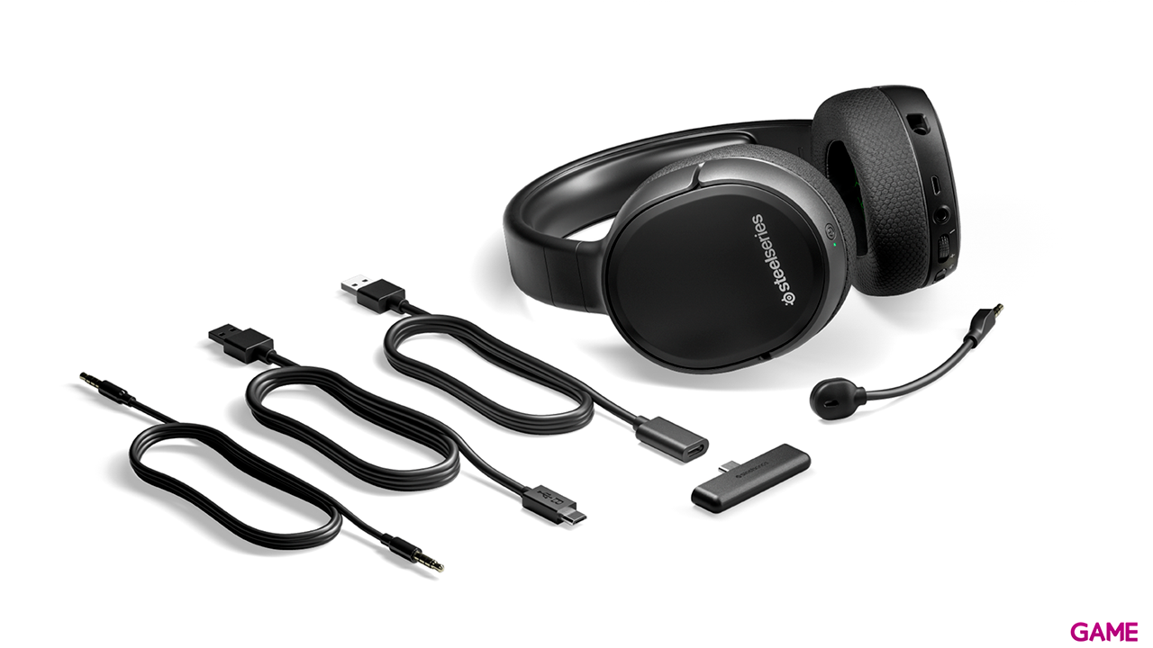 Steelseries ARCTIS 1 WIRELESS X (SERIES X) Auriculares Diadema Negro Conector de 3,5 mm Inalámbricos-1