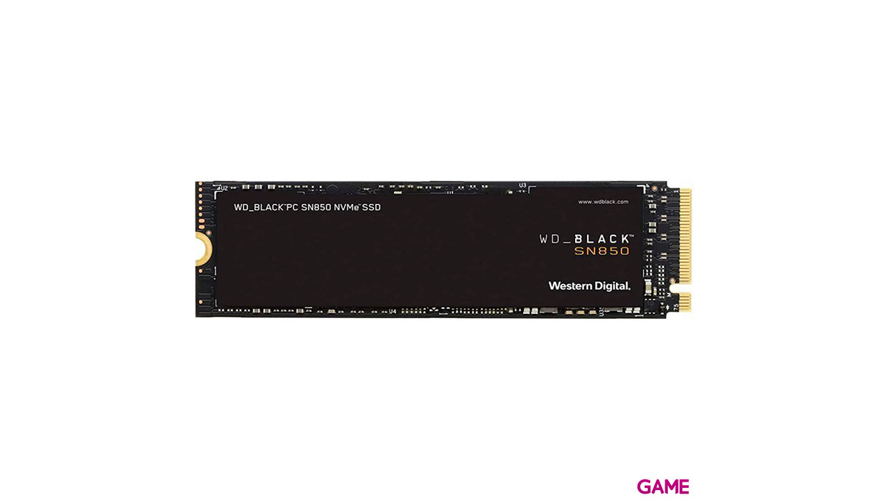 Western Digital SN850 M.2 1000 GB PCI Express 4.0 NVMe - Sin disipador - PC - Disco Duro Interno