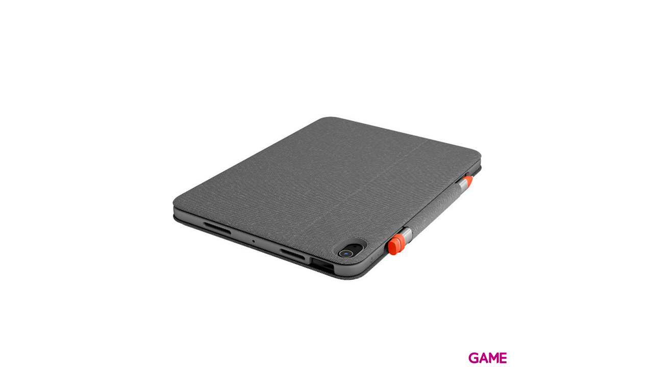 Logitech Folio Touch QWERTY Inglés internacional Gris Smart Connector-6