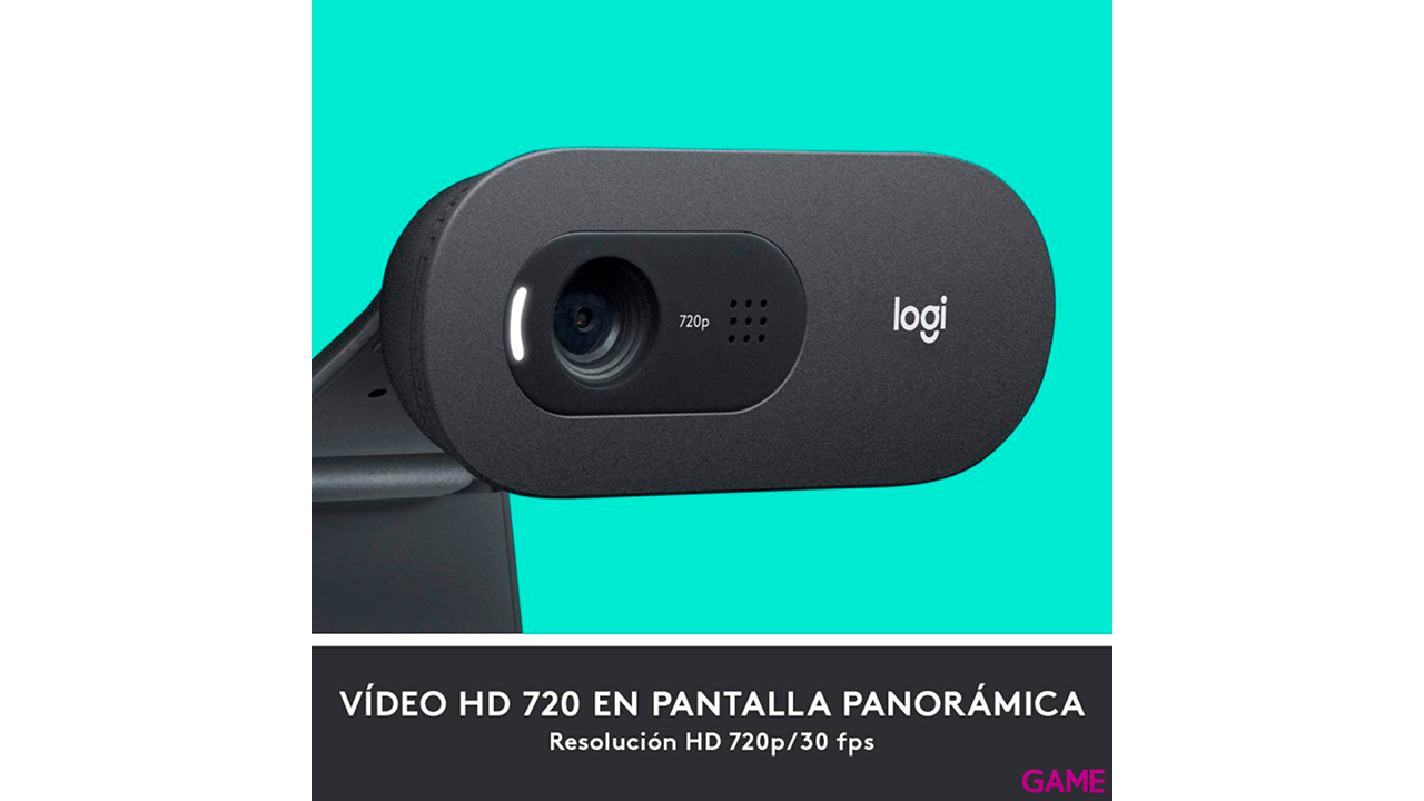 Logitech C505e USB Negro - Webcam-5