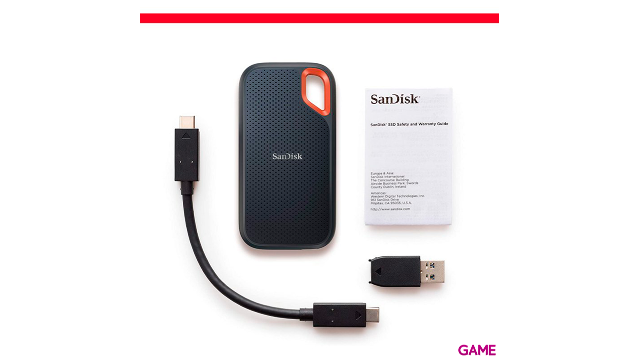 SanDisk Extreme Portable V2 1TB Negro - Disco Duro Externo-0