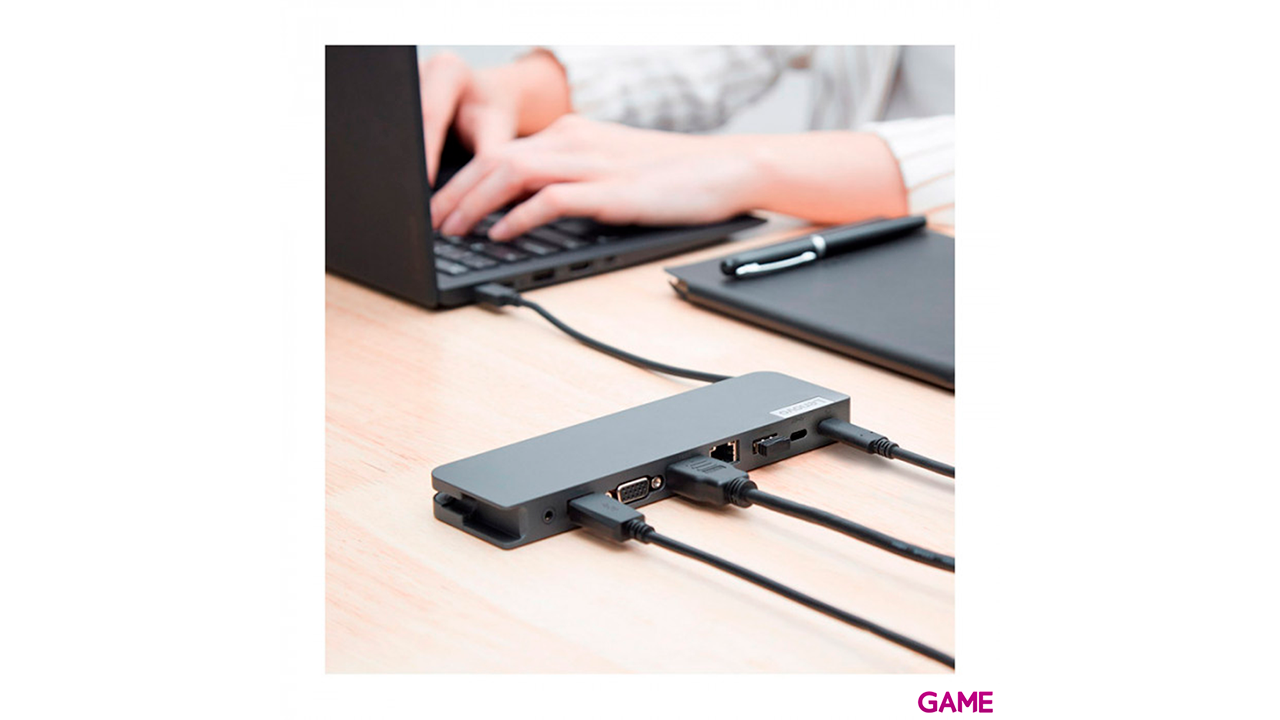Lenovo USB-C Mini Dock Alámbrico USB 3.2 Gen 1 (3.1 Gen 1) Type-C Gris - Dock Station-4
