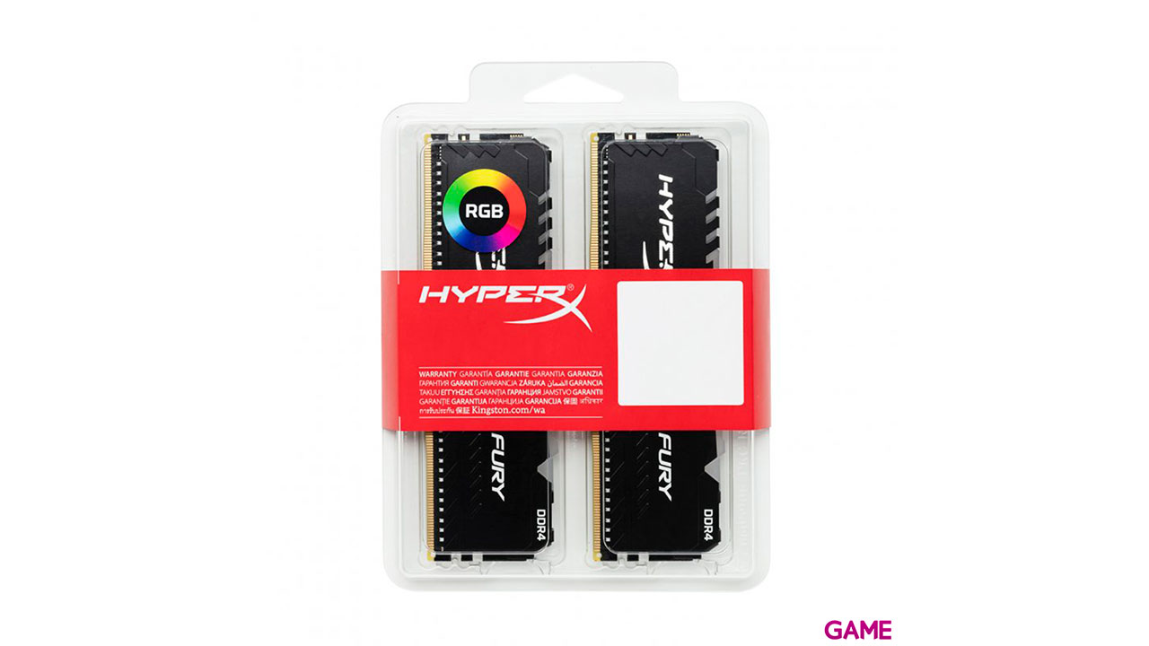HyperX FURY HX432C16FB4AK2/32 módulo de memoria 32GB 2 x 16GB DDR4 3200 MHz-3
