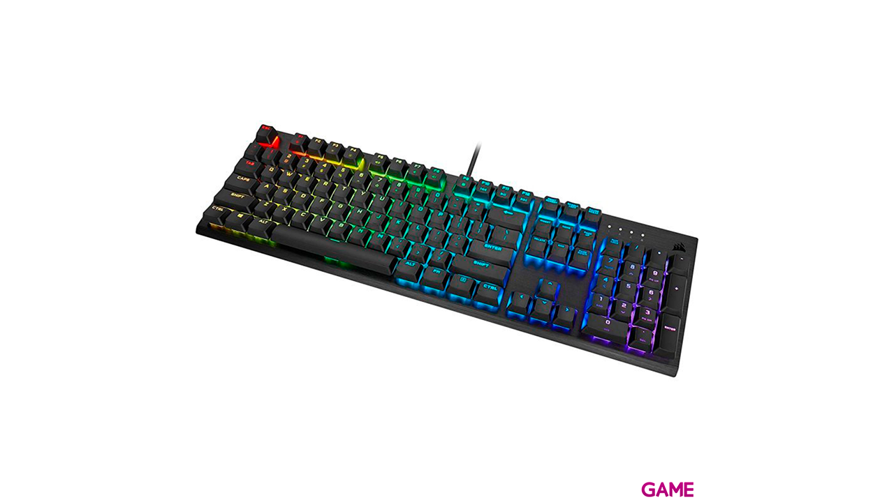 Corsair K60 RGB PRO Low Profile USB QWERTY Negro Spanish Layout - Teclado Gaming-2