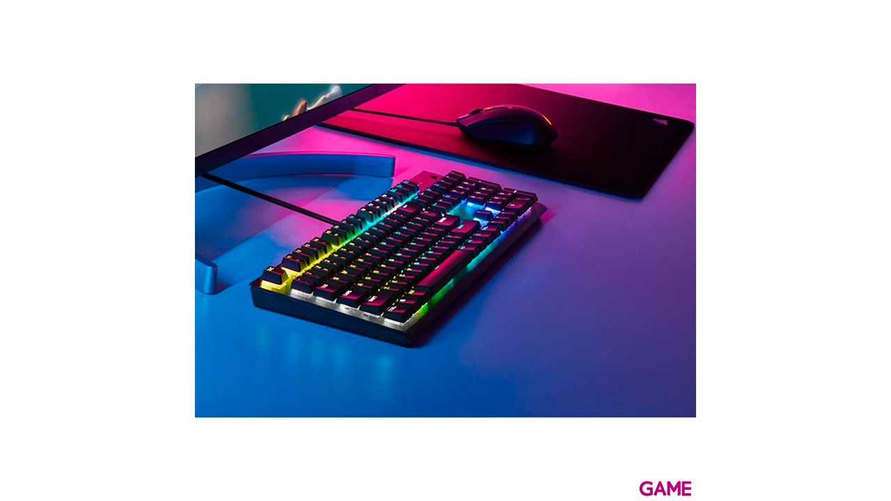 Corsair K60 RGB PRO Low Profile USB QWERTY Negro Spanish Layout - Teclado Gaming-4