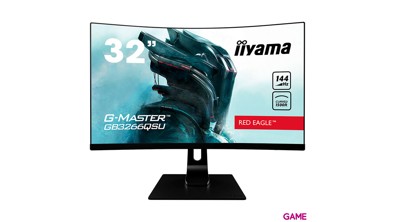 iiyama G-MASTER GB3266QSU-B1 32´´ - LED - 2K QHD - 144Hz - Curvo - Monitor Gaming-1