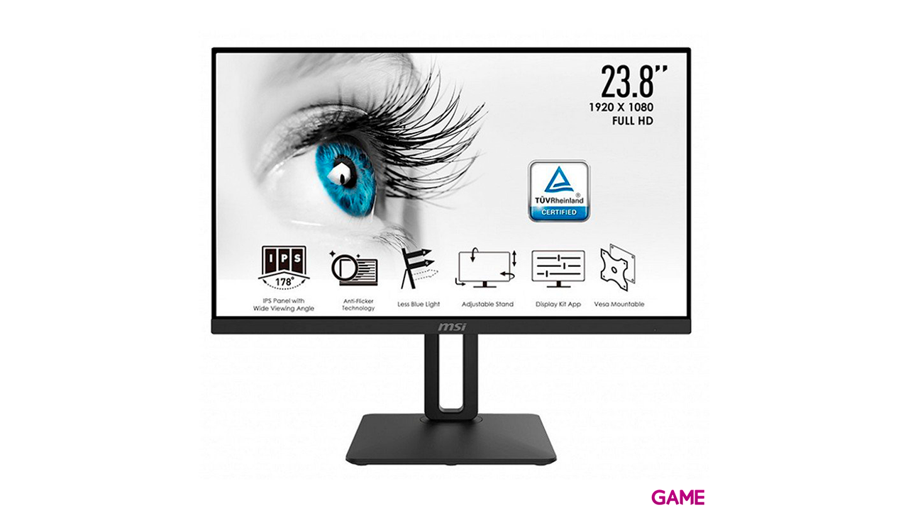 MSI Pro MP242P - 23,8´´ - IPS - Full HD - Monitor Profesional-0