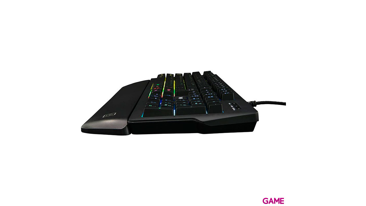 The G-Lab Keyz-Palladium teclado USB AZERTY Español Negro-4