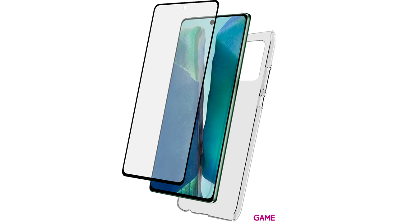 BigBen Carcasa y Protector Pantalla Cristal 2,5D Galaxy Note 20 - Protector-0