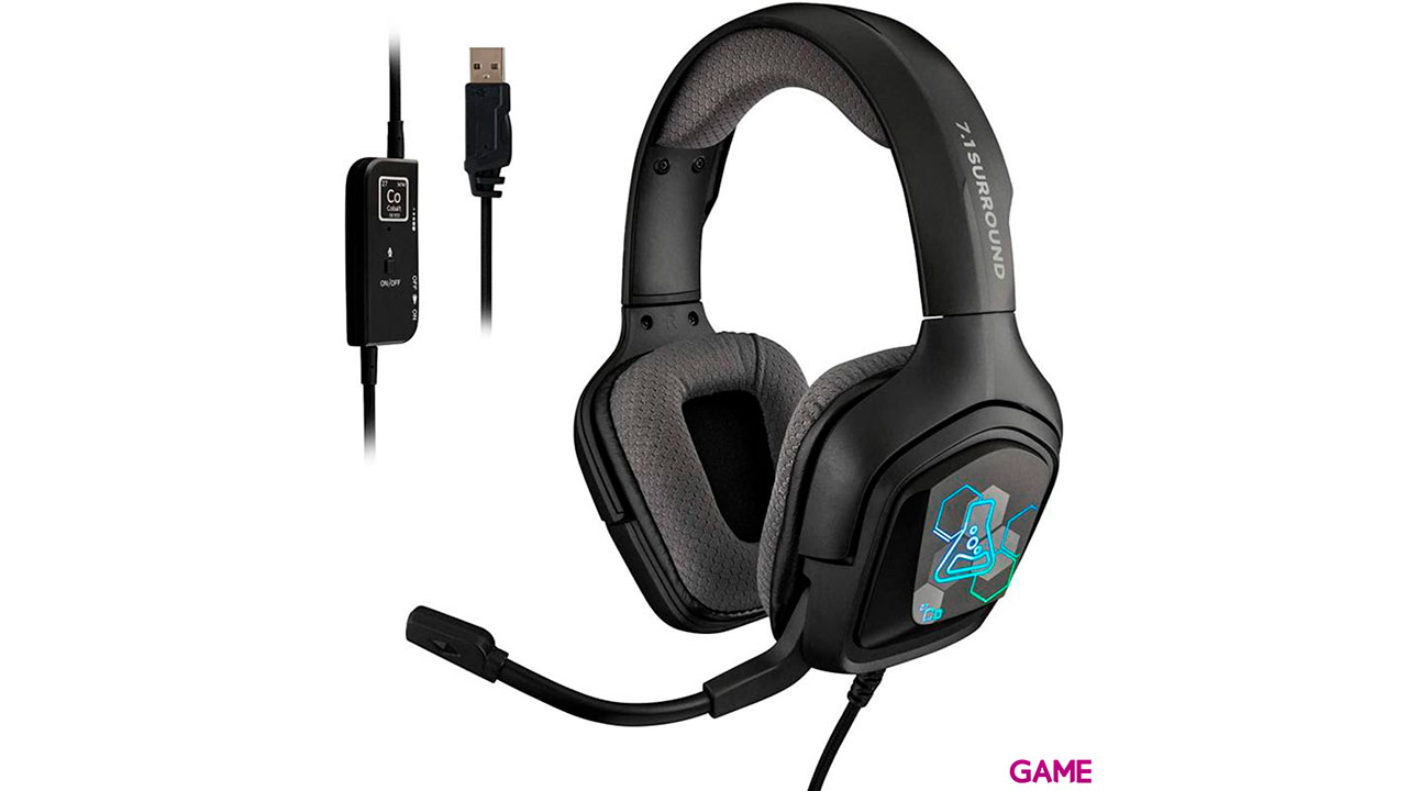 THE G-LAB KORP-COBALT - DIGITAL 7.1 - PC (7,1)-PS4-PS5 - Auriculares Gaming-0
