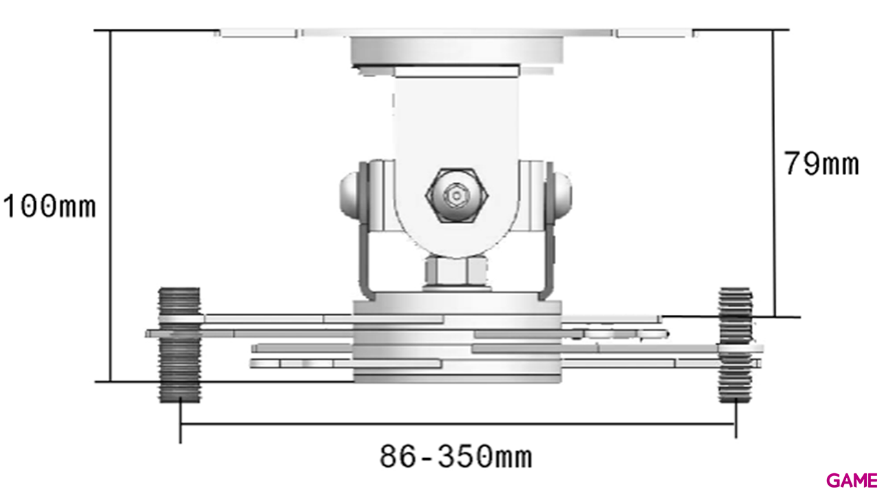 Vision TM-CC montaje para projector Techo Blanco-2