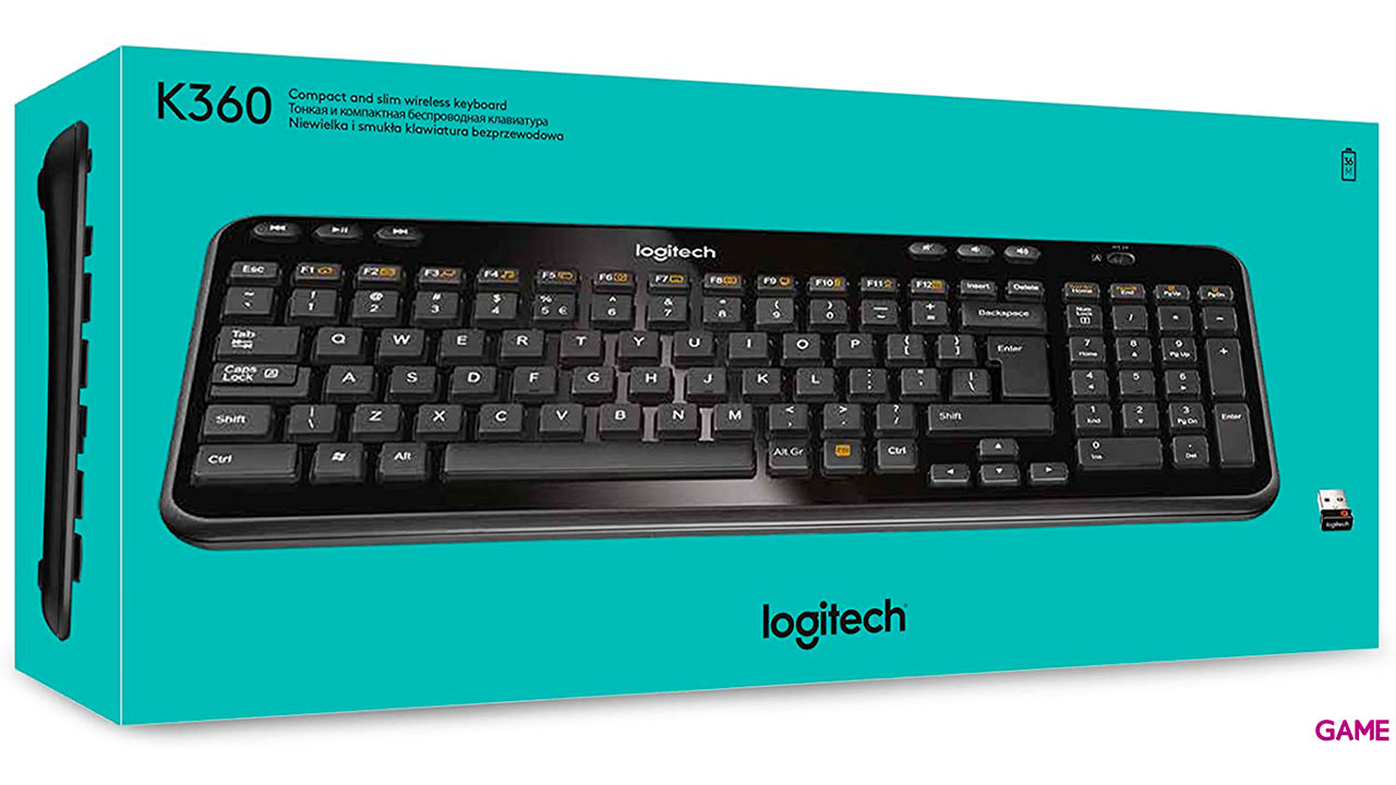 Logitech Wireless K360 - Teclado-4