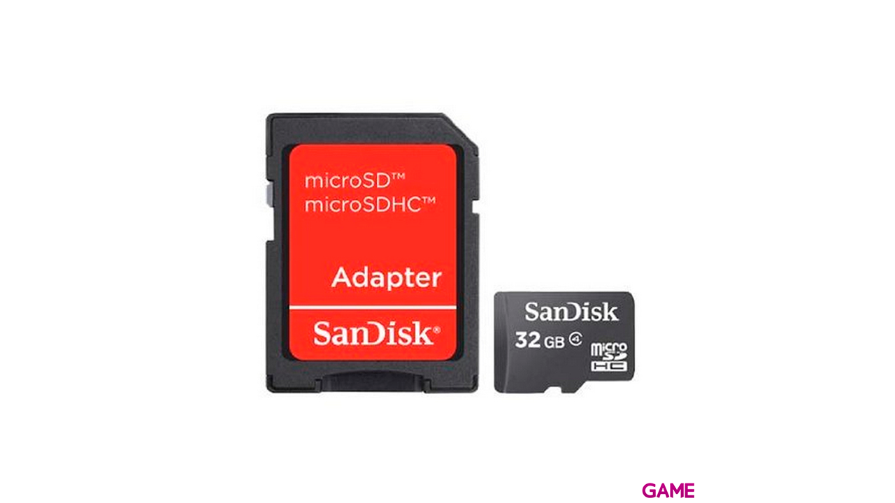 SanDisk SDSDQM-032G-B35A 32GB MicroSDHC Clase 4 - Tarjeta Memoria-0