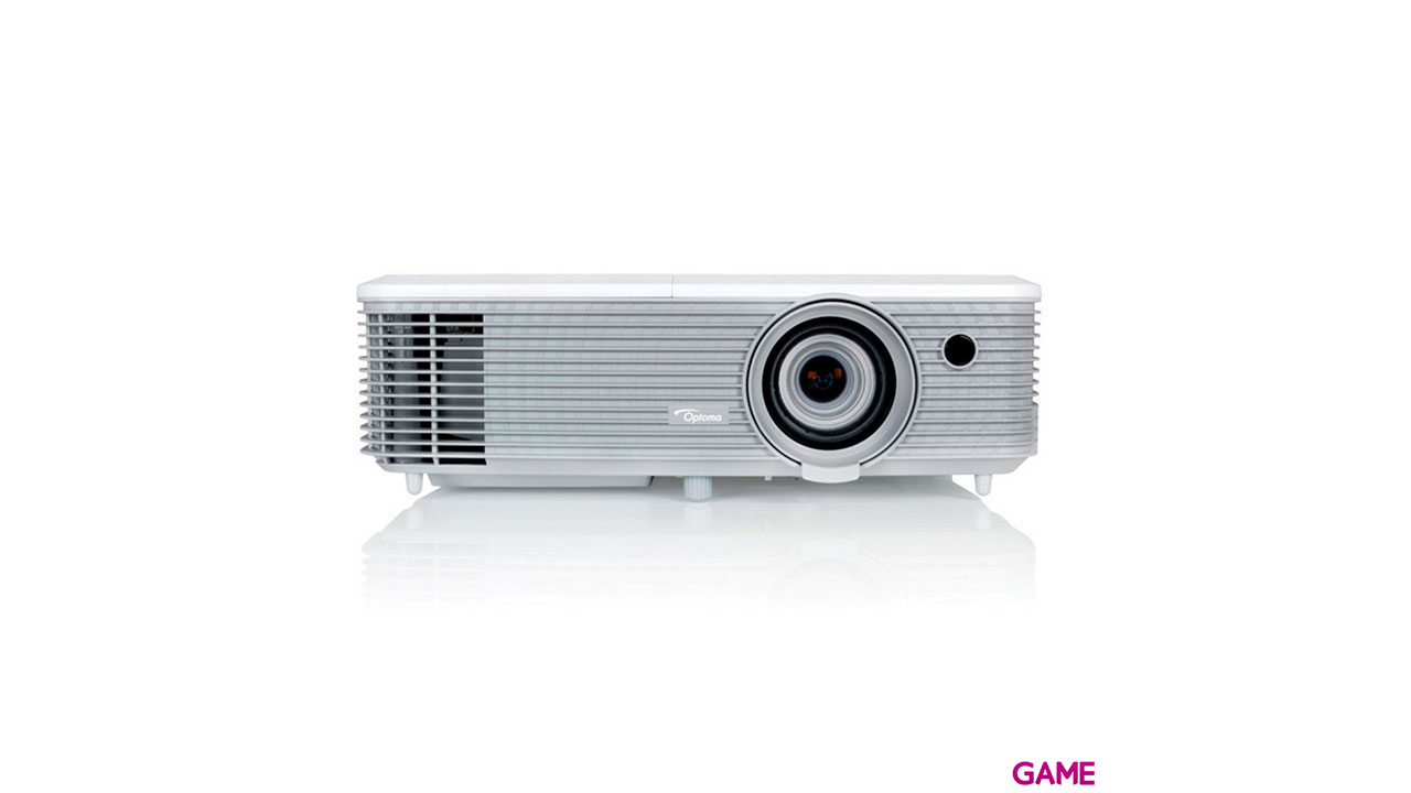 Optoma EH400+ videoproyector Proyector portátil 4000 lúmenes ANSI DLP 1080p (1920x1080) 3D Gris-0