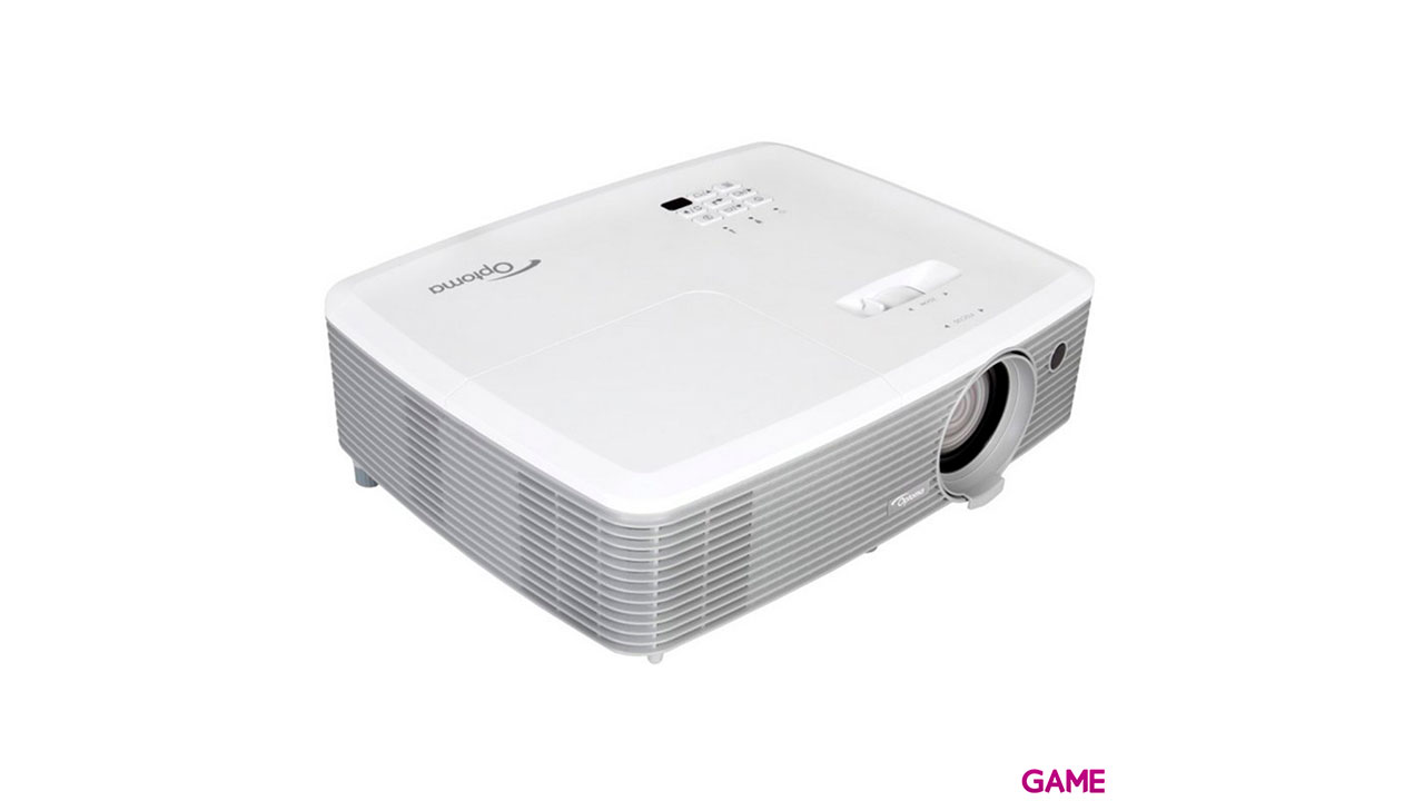 Optoma EH400+ videoproyector Proyector portátil 4000 lúmenes ANSI DLP 1080p (1920x1080) 3D Gris-1