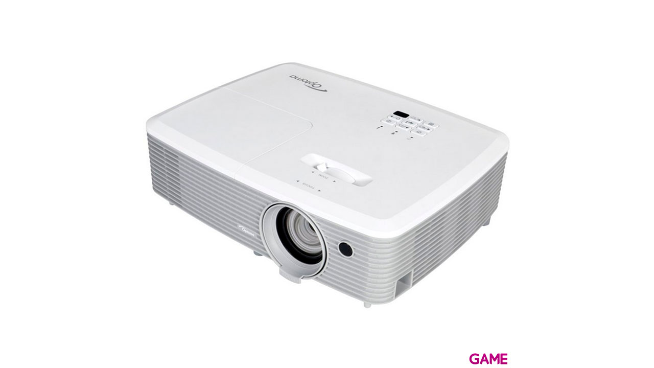 Optoma EH400+ videoproyector Proyector portátil 4000 lúmenes ANSI DLP 1080p (1920x1080) 3D Gris-2
