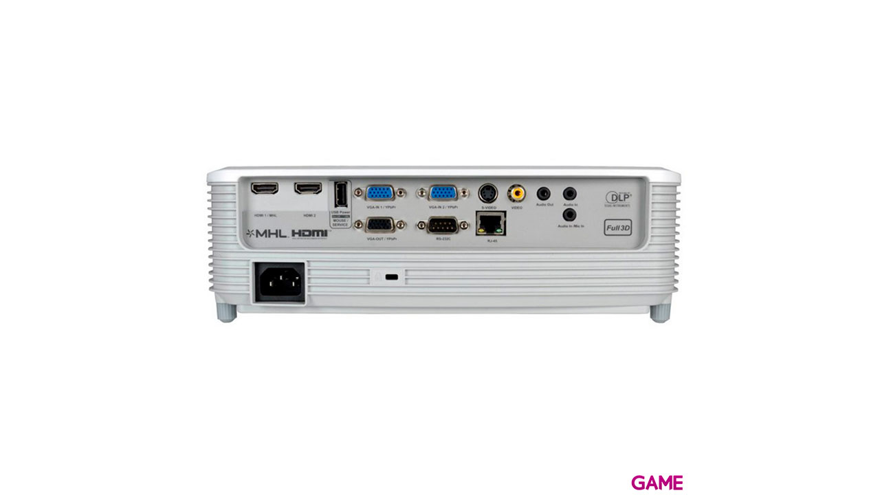 Optoma EH400+ videoproyector Proyector portátil 4000 lúmenes ANSI DLP 1080p (1920x1080) 3D Gris-3