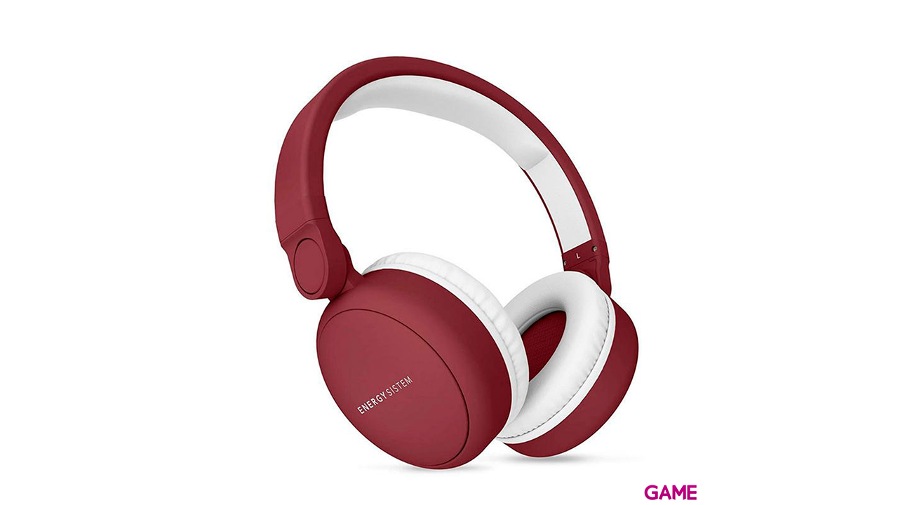 Energy Sistem 445790 3,5 mm MicroUSB Bluetooth Rojo Blanco - Auriculares-0