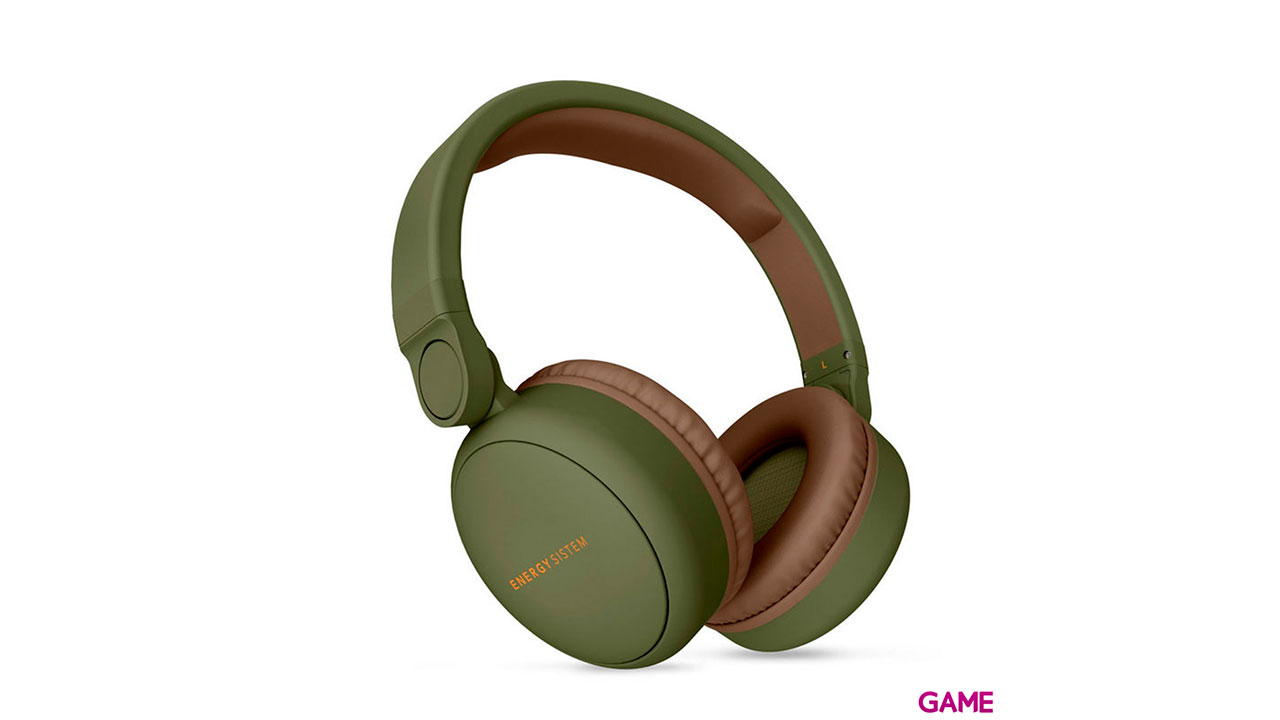 Energy Sistem 445615 3,5 mm MicroUSB Bluetooth Marrón Verde - Auriculares-0