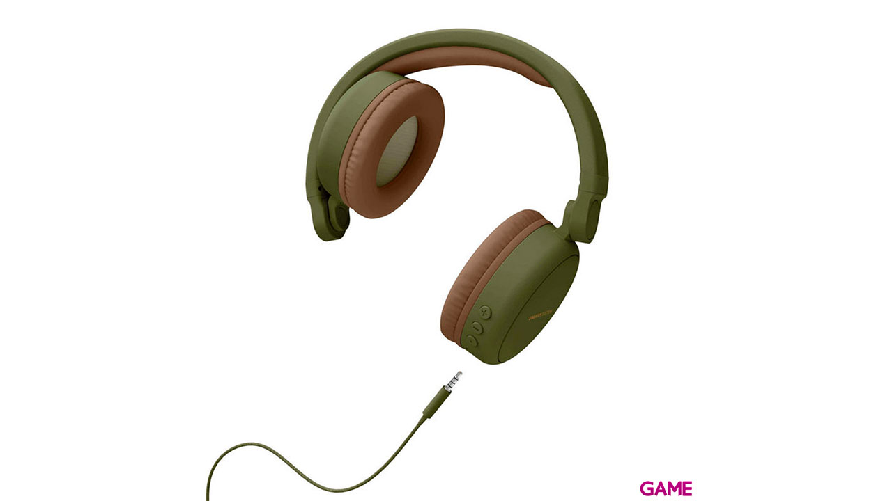 Energy Sistem 445615 3,5 mm MicroUSB Bluetooth Marrón Verde - Auriculares-2