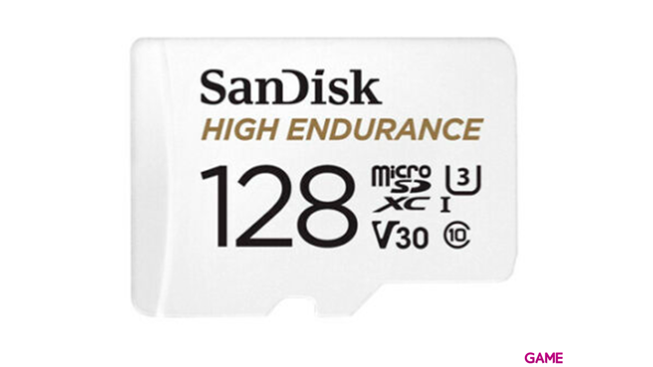 SanDisk High Endurance 128GB MicroSDXC UHS-I Clase 10 - Tarjeta Memoria-0