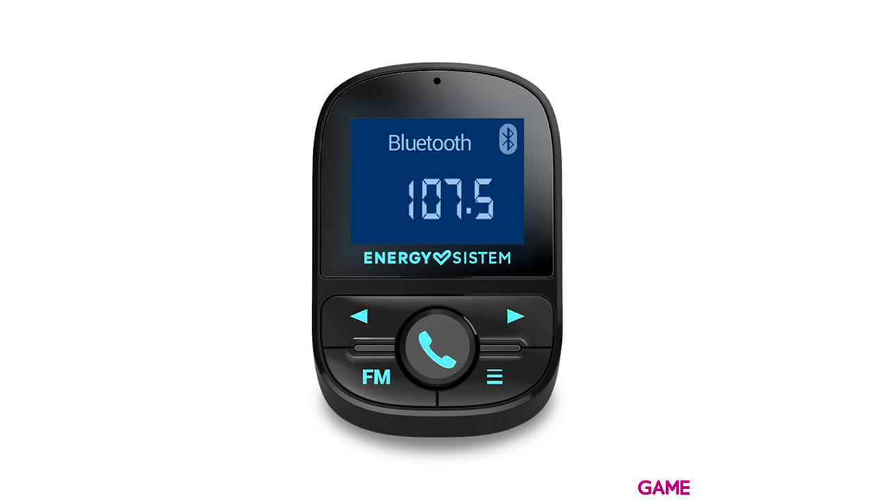 Energy Sistem 44726 87.5 - 108 MHz Encendedor de cigarrillos Negro, Gris-0