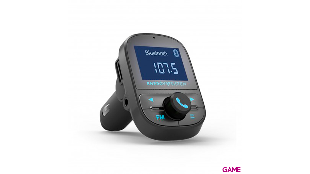 Energy Sistem 44726 87.5 - 108 MHz Encendedor de cigarrillos Negro, Gris-3