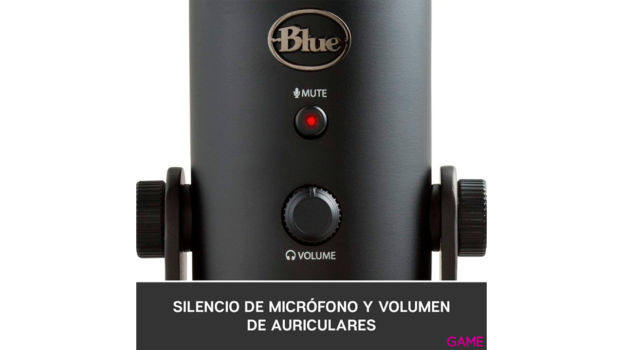 Blue Microphones Yeti Negro  - Micrófono-4