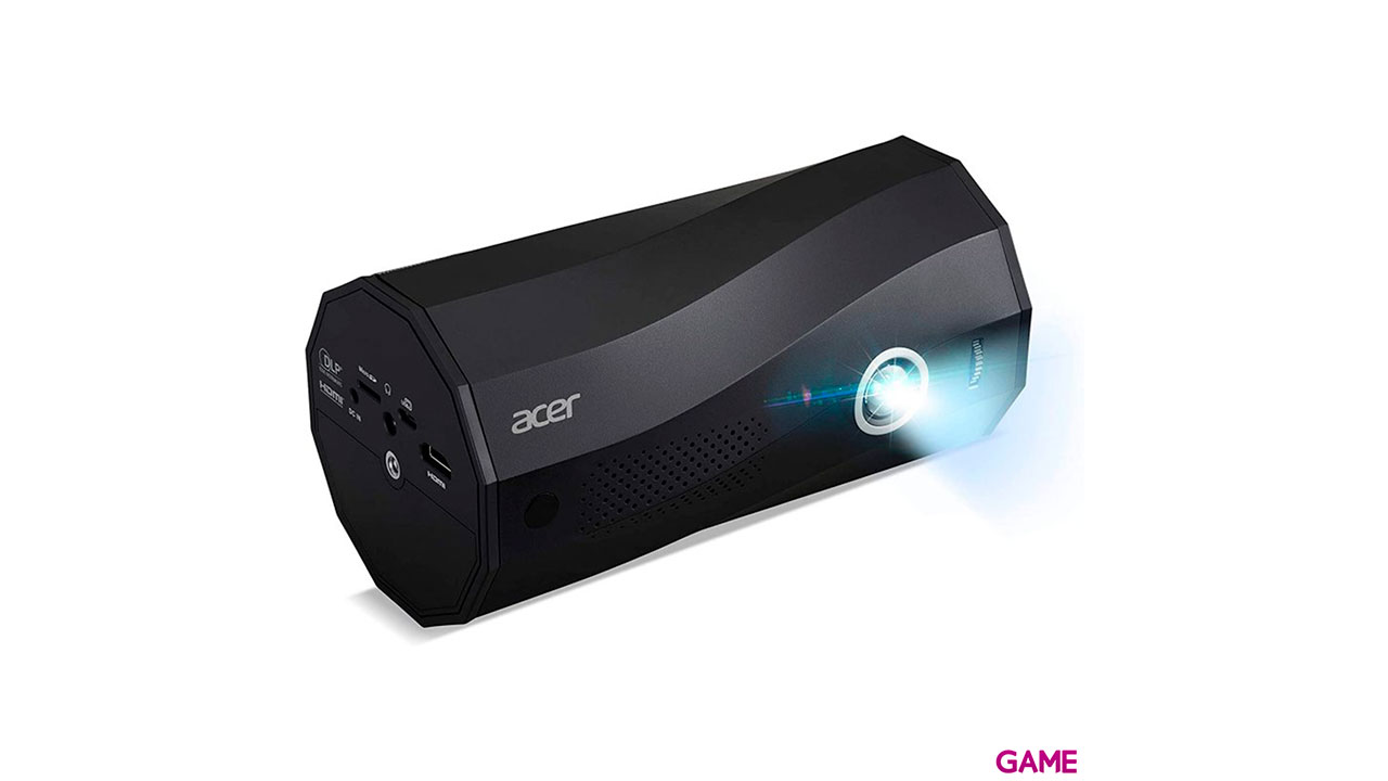 Acer C250i videoproyector Proyector portátil 300 lúmenes ANSI DLP 1080p (1920x1080) Negro-2