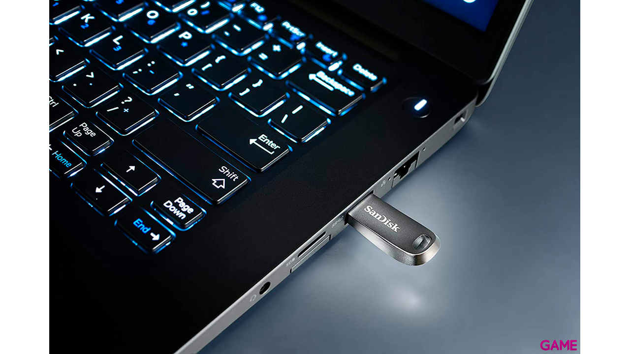 SanDisk Ultra Luxe USB 512GBtipo A 3.2 Gen 1 (3.1 Gen 1) Plata - Pendrive-3