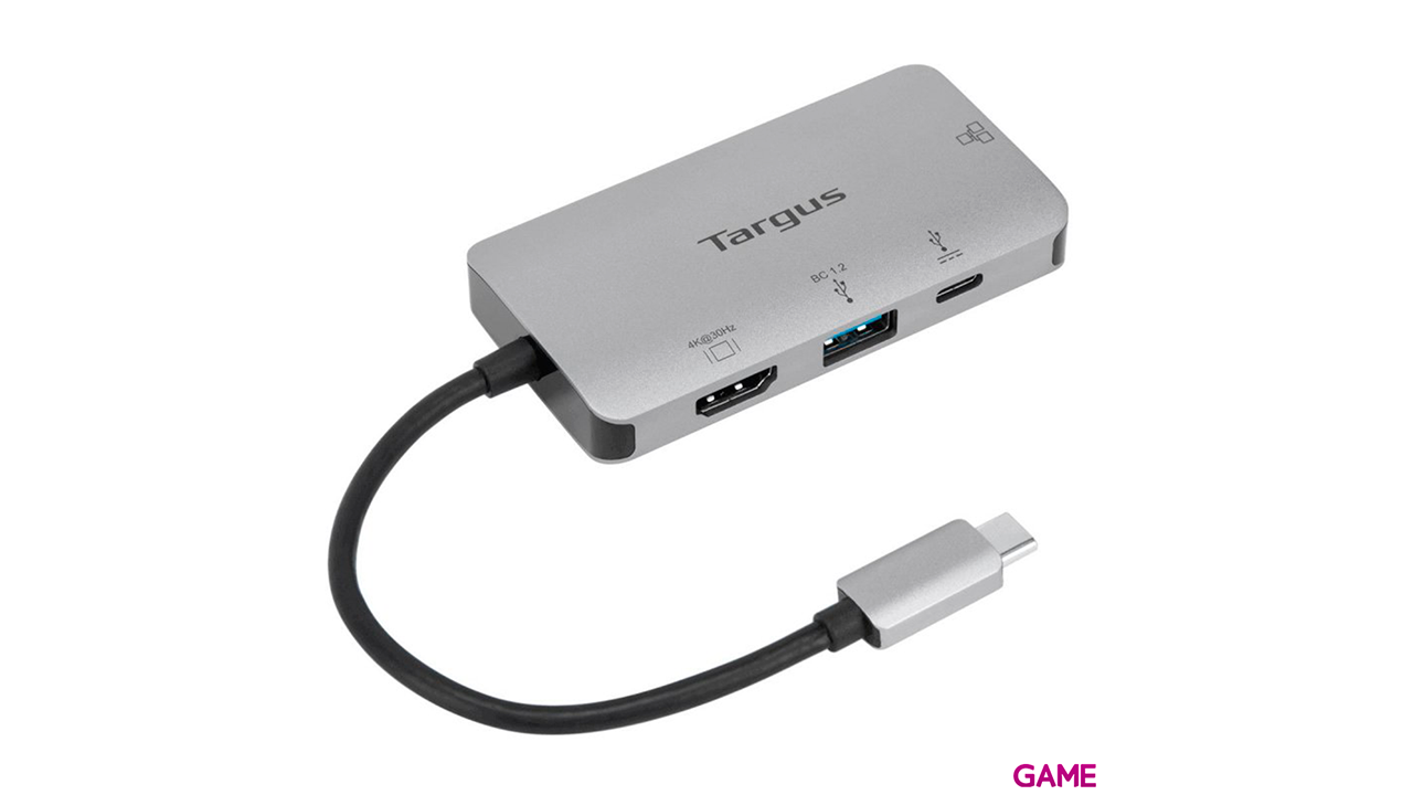 Targus DOCK418EUZ base para portátil y replicador de puertos Alámbrico USB 3.2 Gen 1 (3.1 Gen 1) Type-C Gris-1