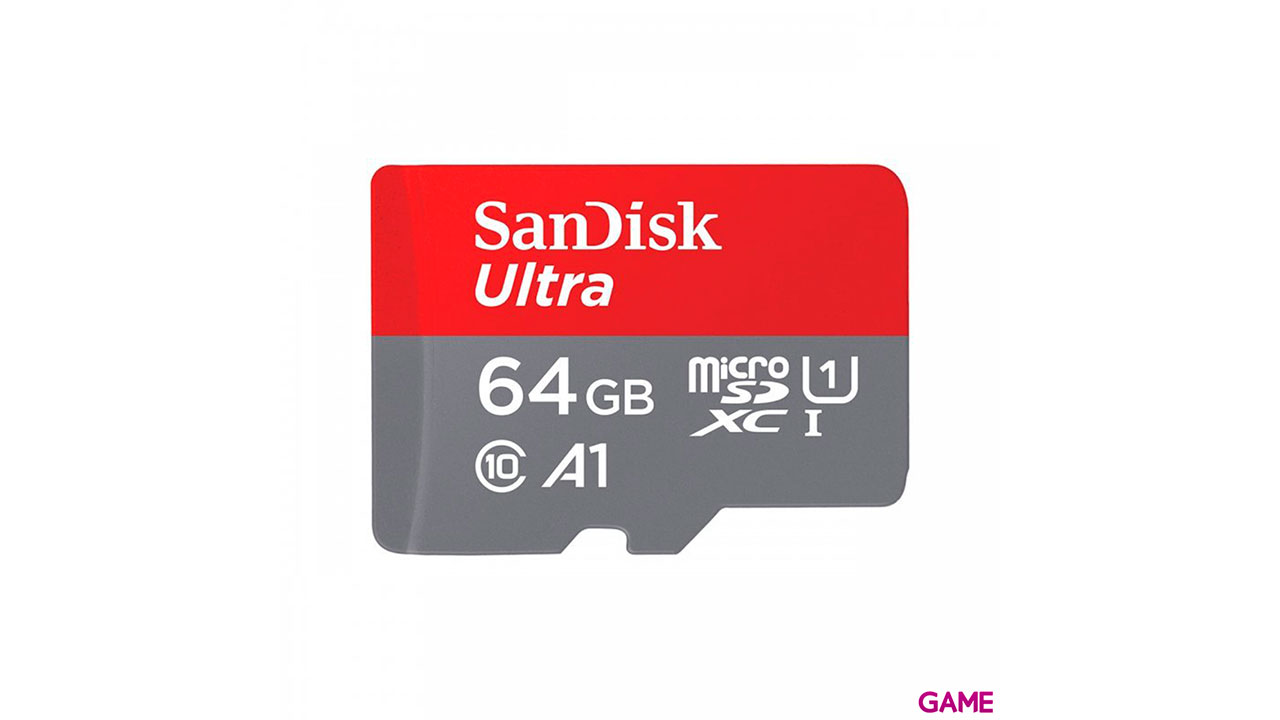 SanDisk Ultra 64GB MicroSDXC Clase 10 - Tarjeta Memoria-0