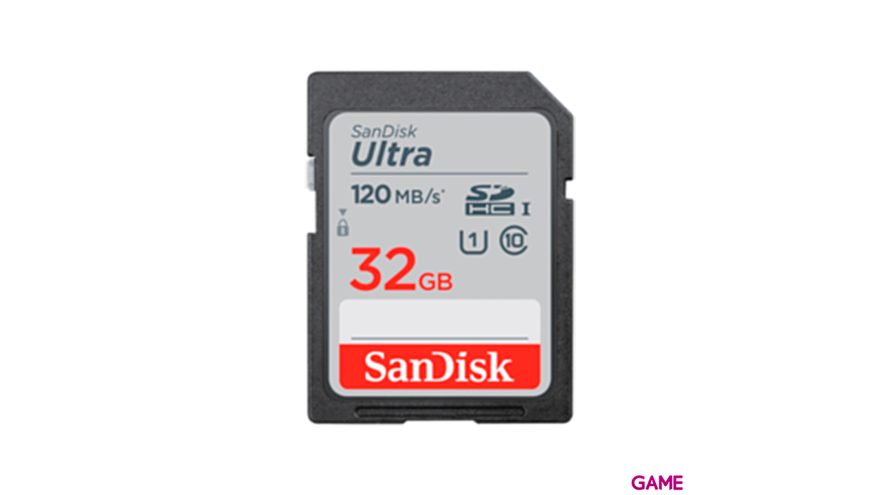 SanDisk Ultra 32GB SDHC UHS-I Clase 10 - Tarjeta Memoria-0
