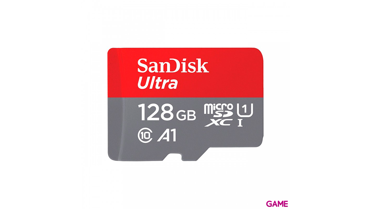 SanDisk Ultra microSD 128GB MicroSDXC UHS-I Clase 10 - Tarjeta Memoria-0